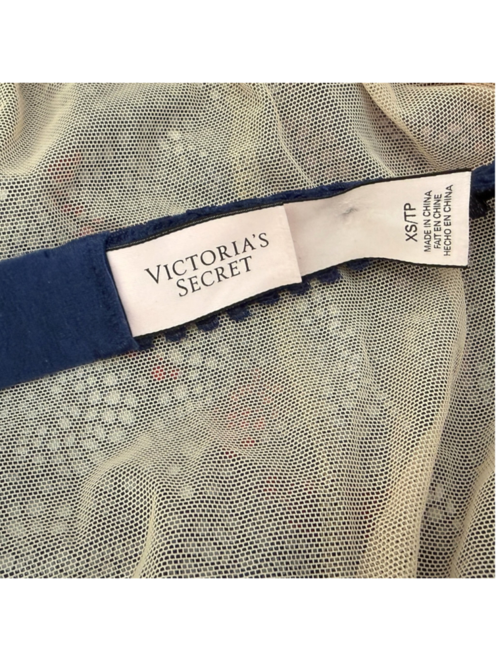 Victoria’s Secret High Neck Navy Lace Underwire Bralette XS - Picture 5 of 5